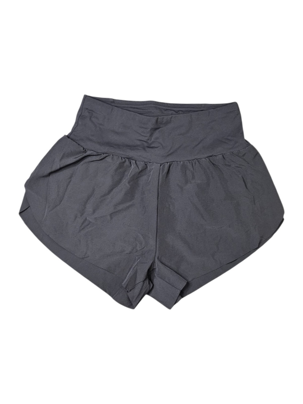 High-Waist Black Women's Athletic Shorts